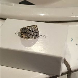 14k white gold ring size 7